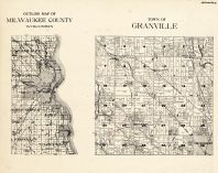 Milwaukee County Outline - Granville, Wisconsin State Atlas 1930c